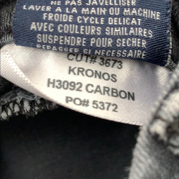 Dark grey zippered skinny jeans - Picture 6 of 6